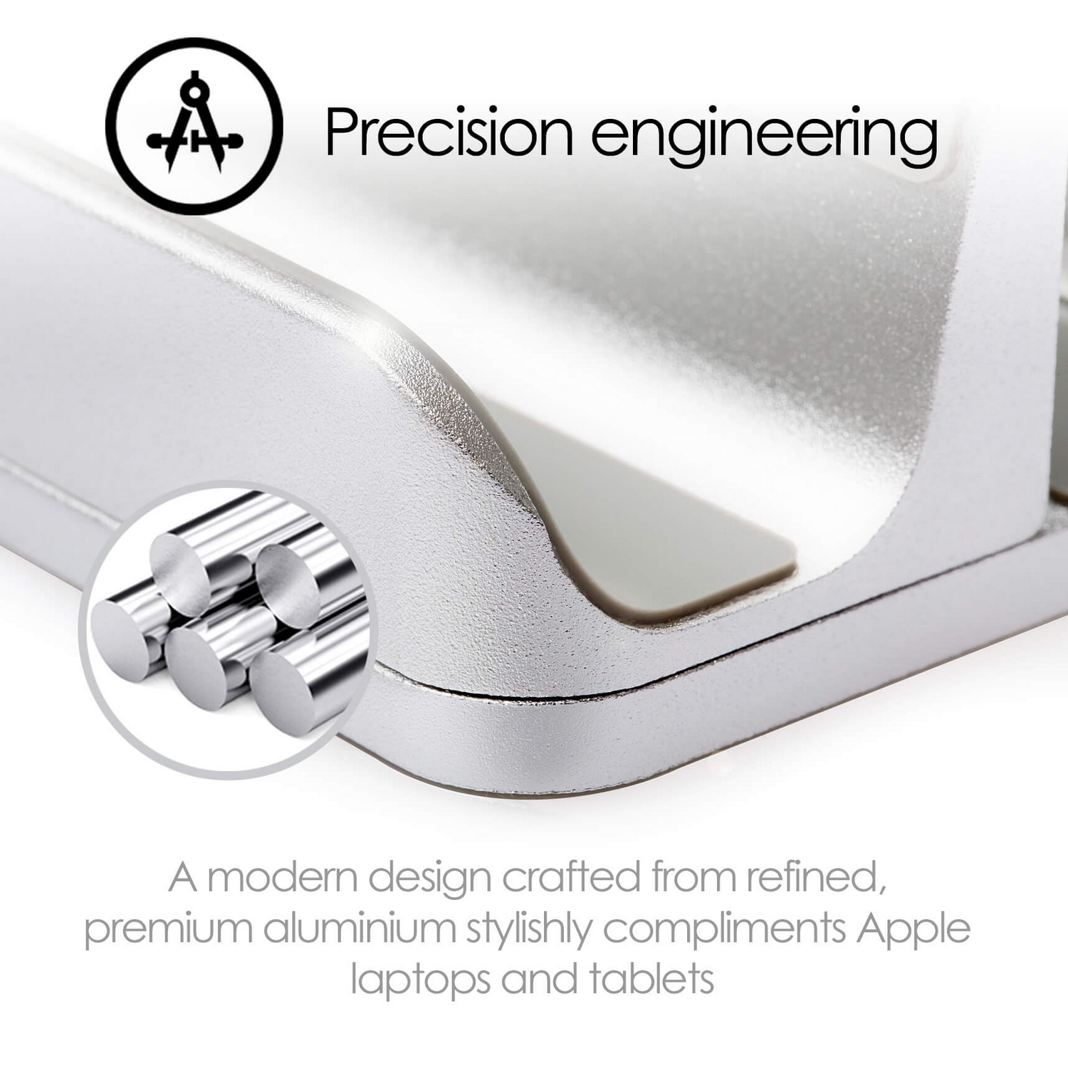 Bordsställ Desire2 Dual för Tablet Mac/Ultrabooks Justerbar Aluminium