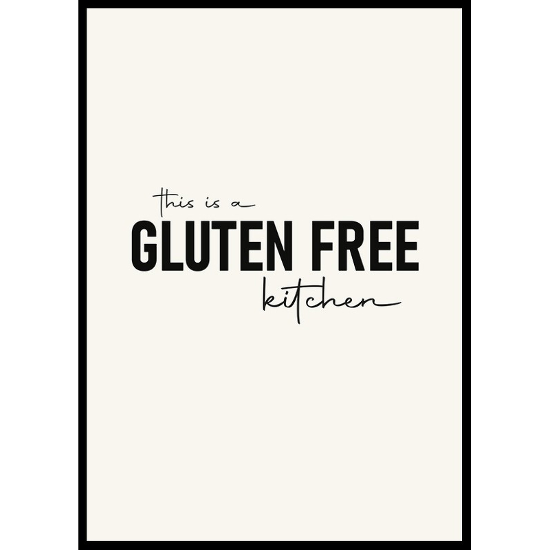 Poster Gallerix Gluten Free Kitchen