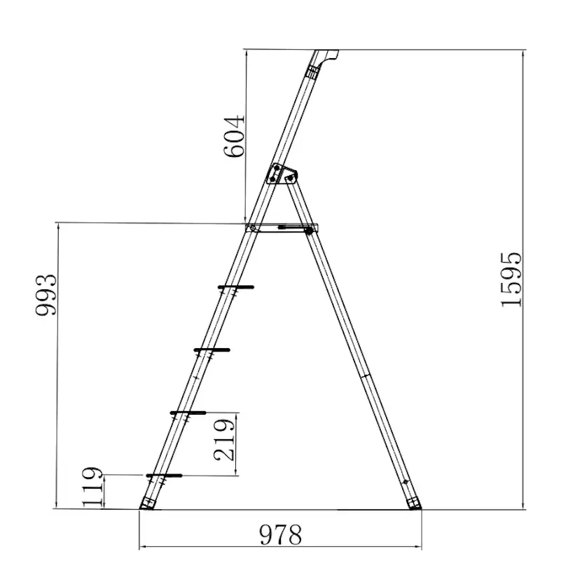 Stege Mag-Pro A Aluminium 5 Steg