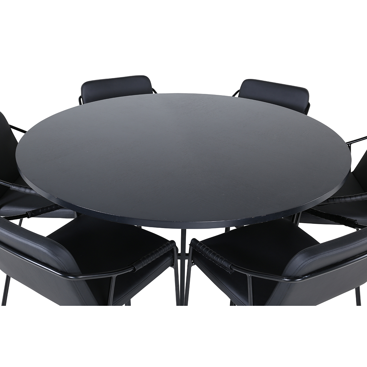 Matgrupp Venture Home Wien med 6 Tjärö Stolar Konstläder