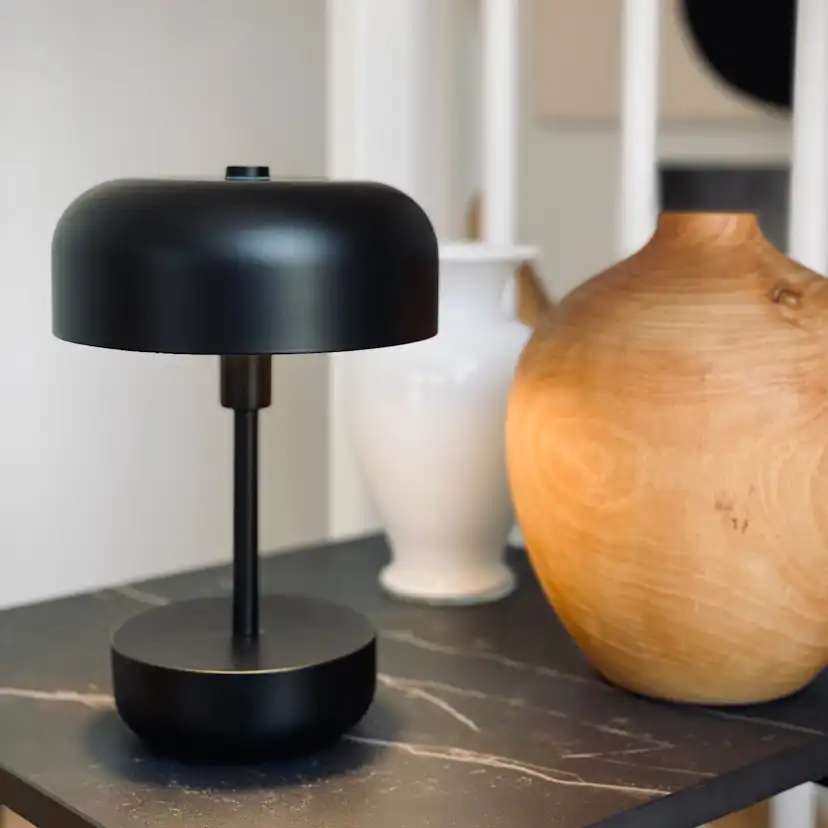Portabel Bordslampa Dyberg Larsen Haipot LED Uppladdningsbar