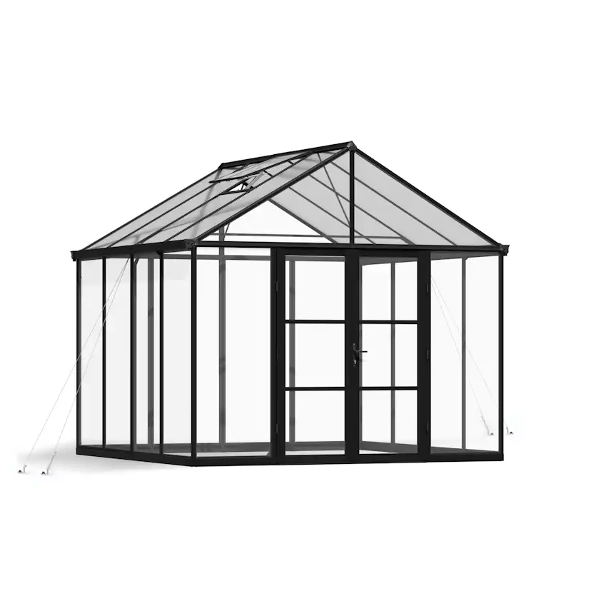 Canopia Aria Polykarbonat Växthus 9,4 m² Svart 9,4 m²