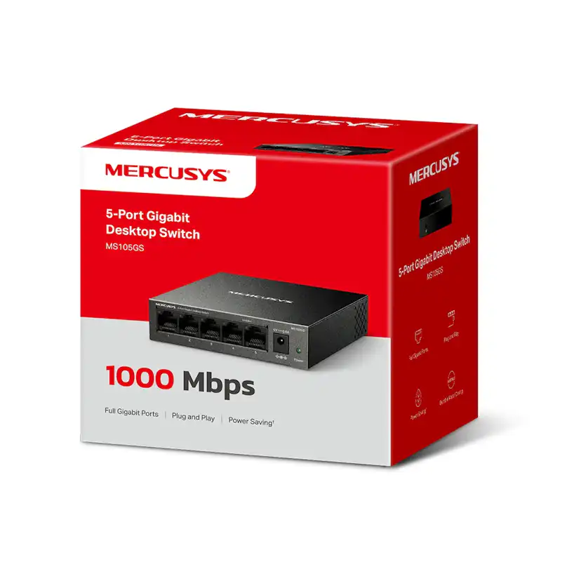 Desktop Switch Mercusys MS105GS 5-Port Gigabit