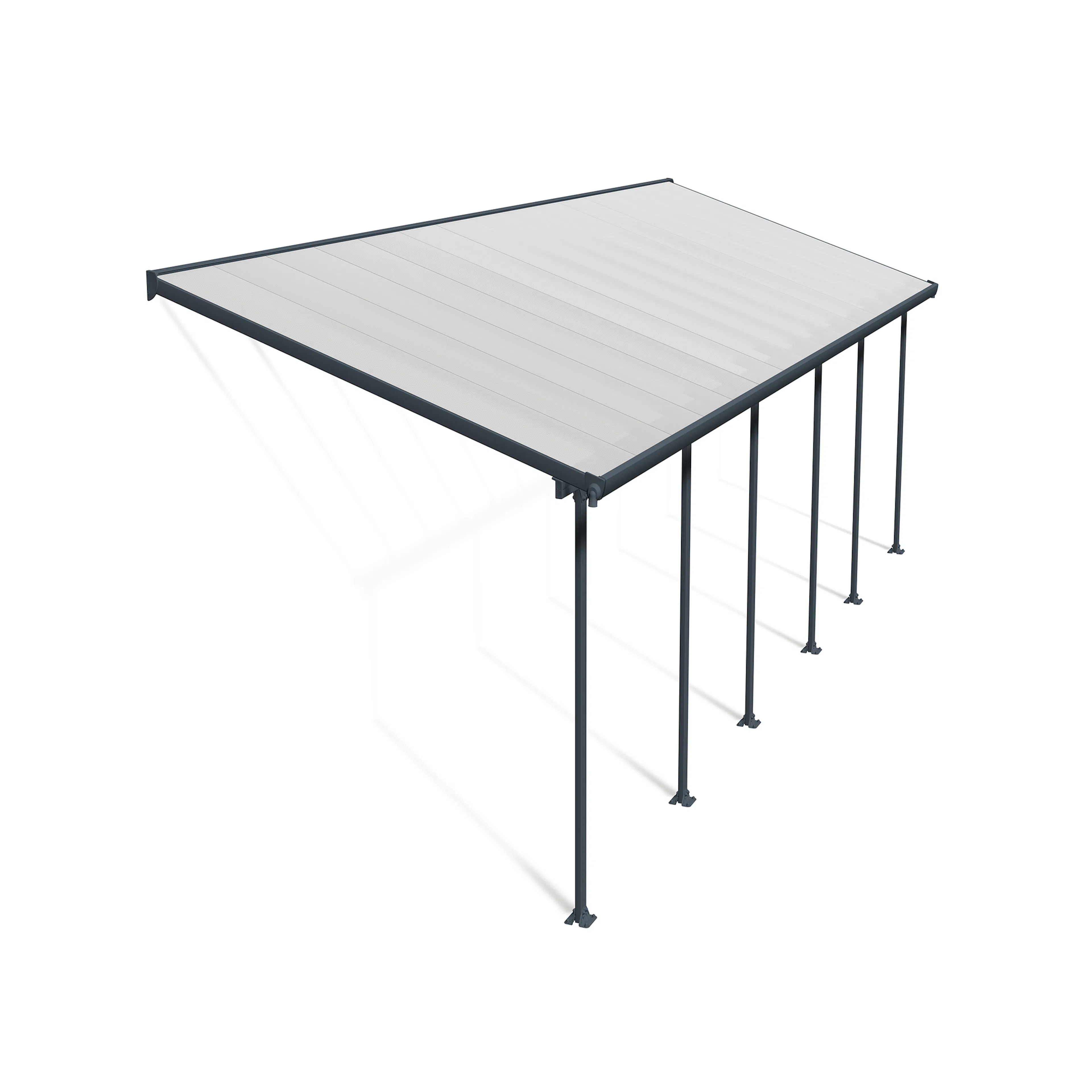 Terrasstak Canopia by Palram Feria Antracit 26,9 m²