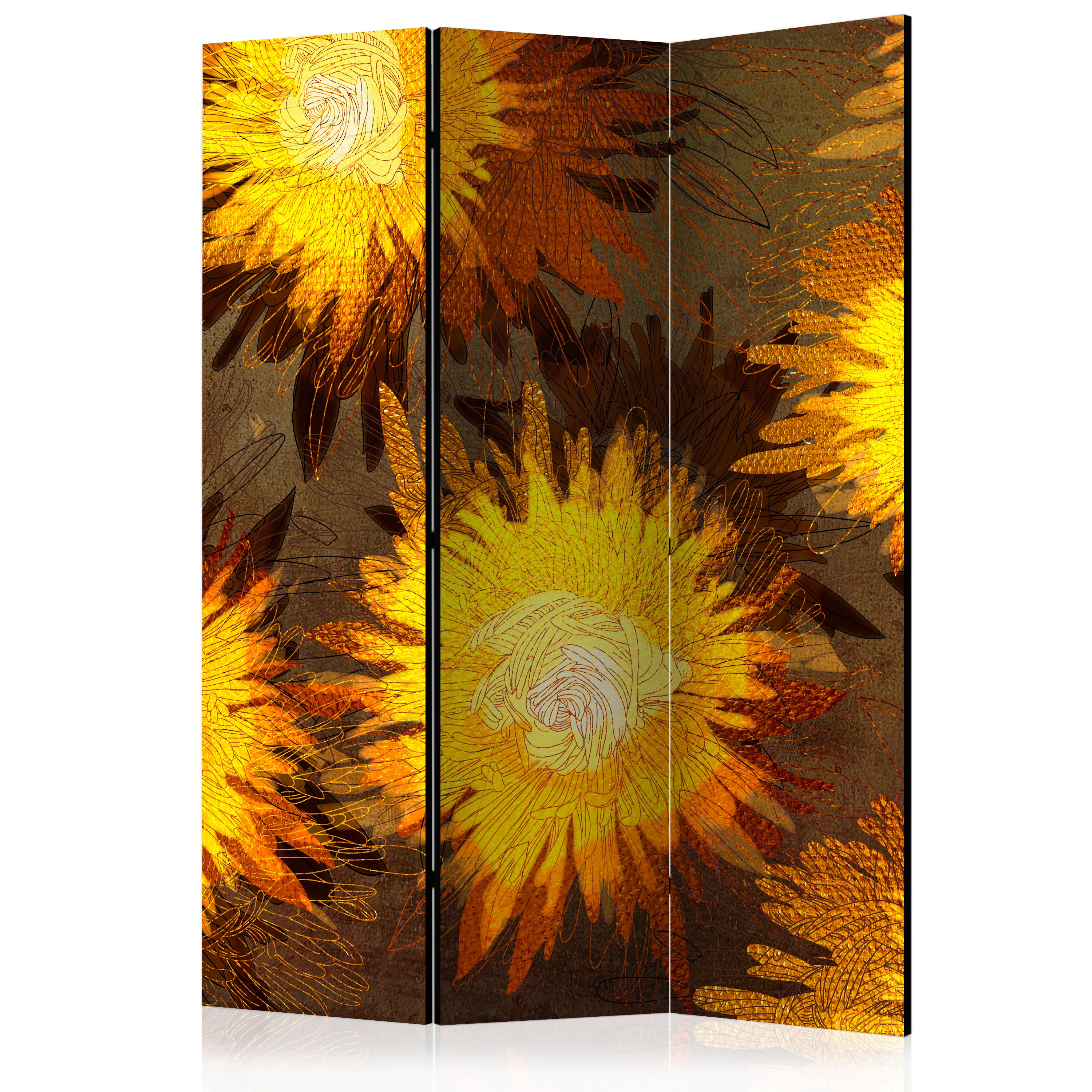 Rumsavdelare Skärmvägg Arkiio Sunflower Dance 135x172 cm