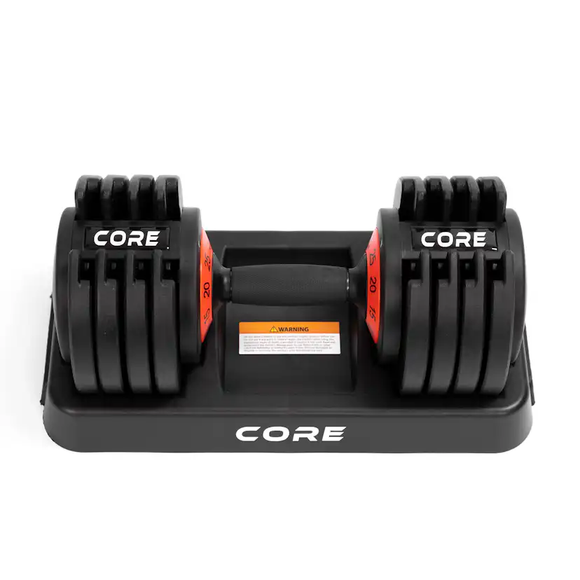 2 x hantlar Nordcore 50 kg justerbar