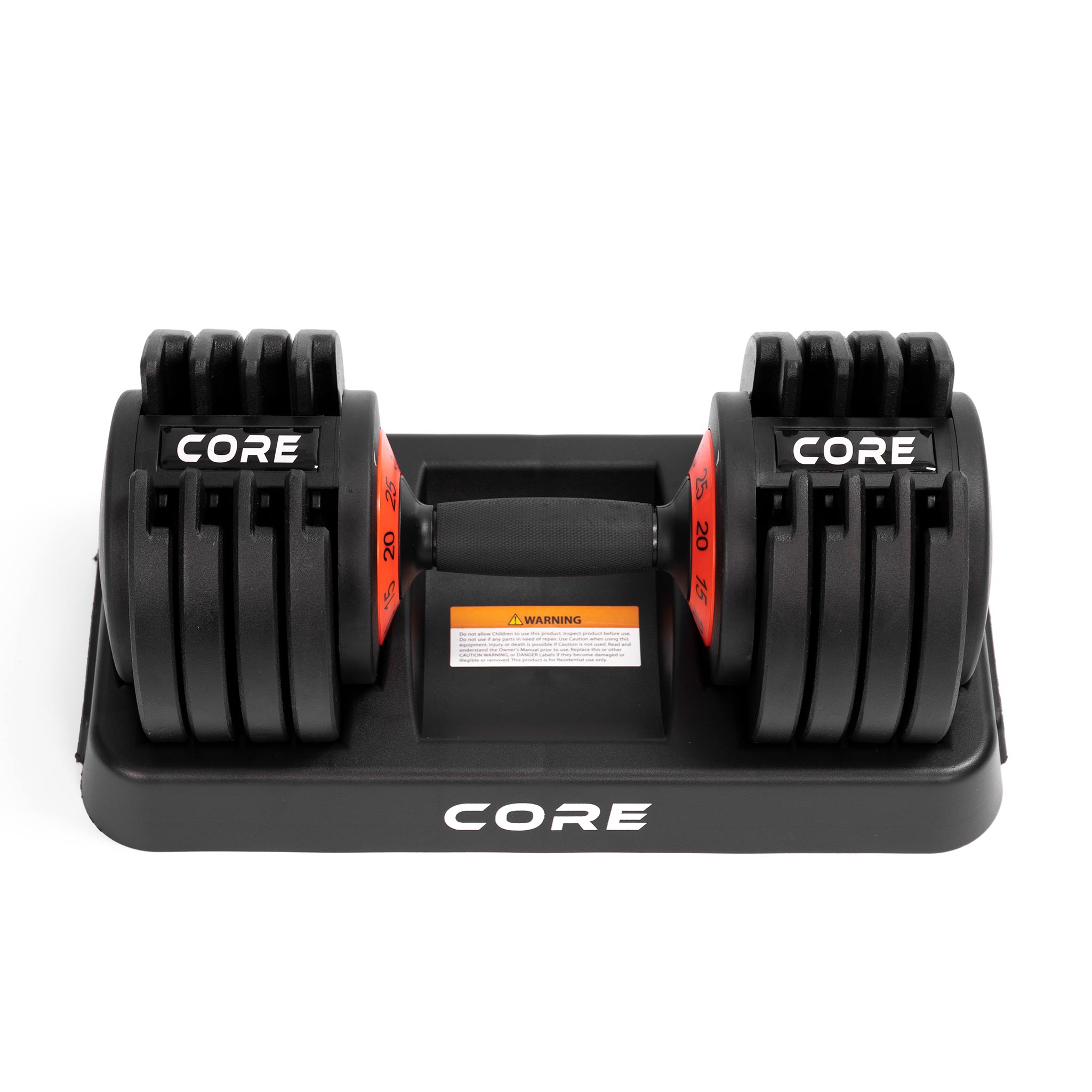 2 x hantlar Core 50 kg justerbar