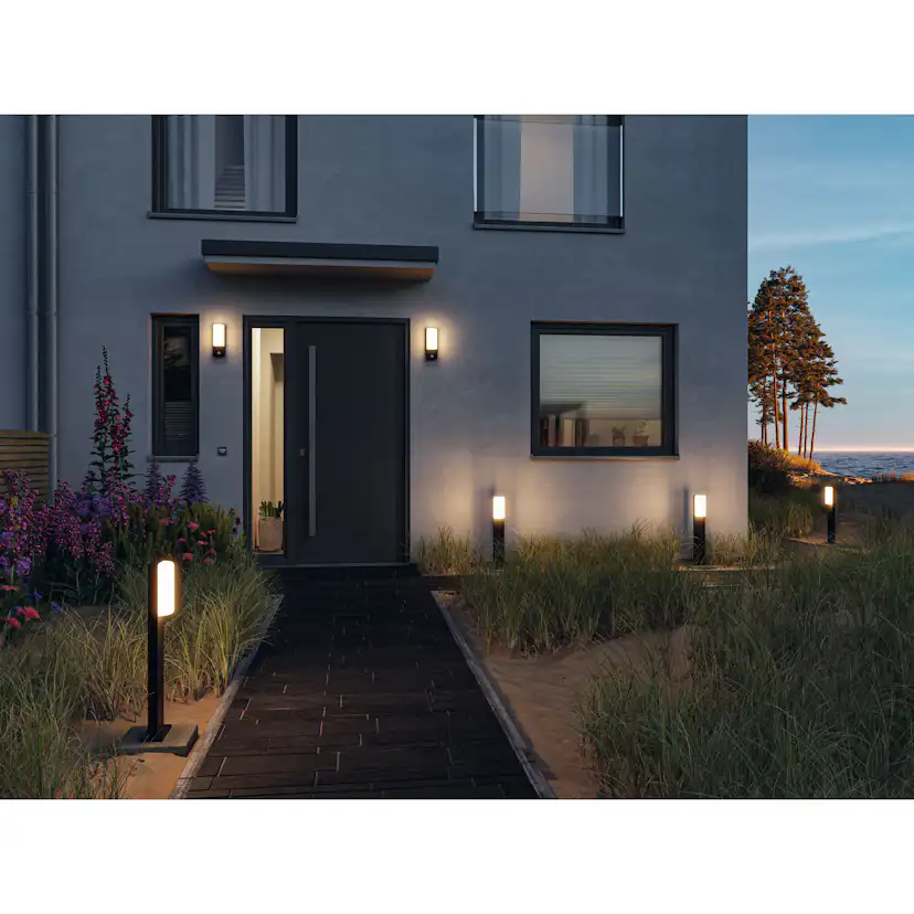 Fasadbelysning LED Paulmann Bonnie med Skymningsstyrd rörelsedetektor IP44 230V