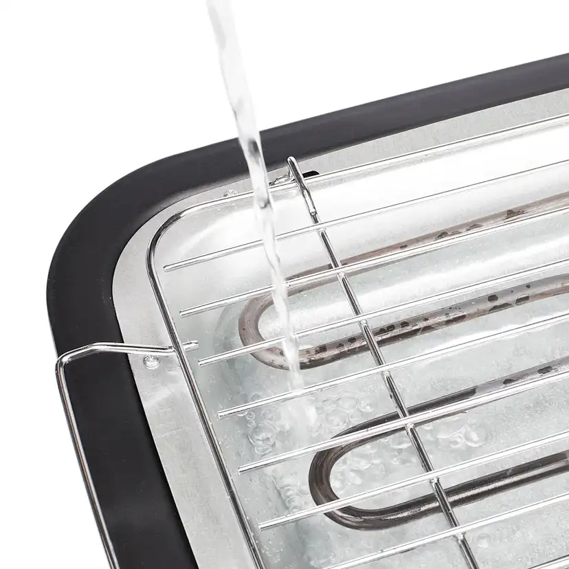 Elgrill Tristar BQ-2813 Svart Bordsgrill med Steglös Temperaturreglering & Fettuppsamlare