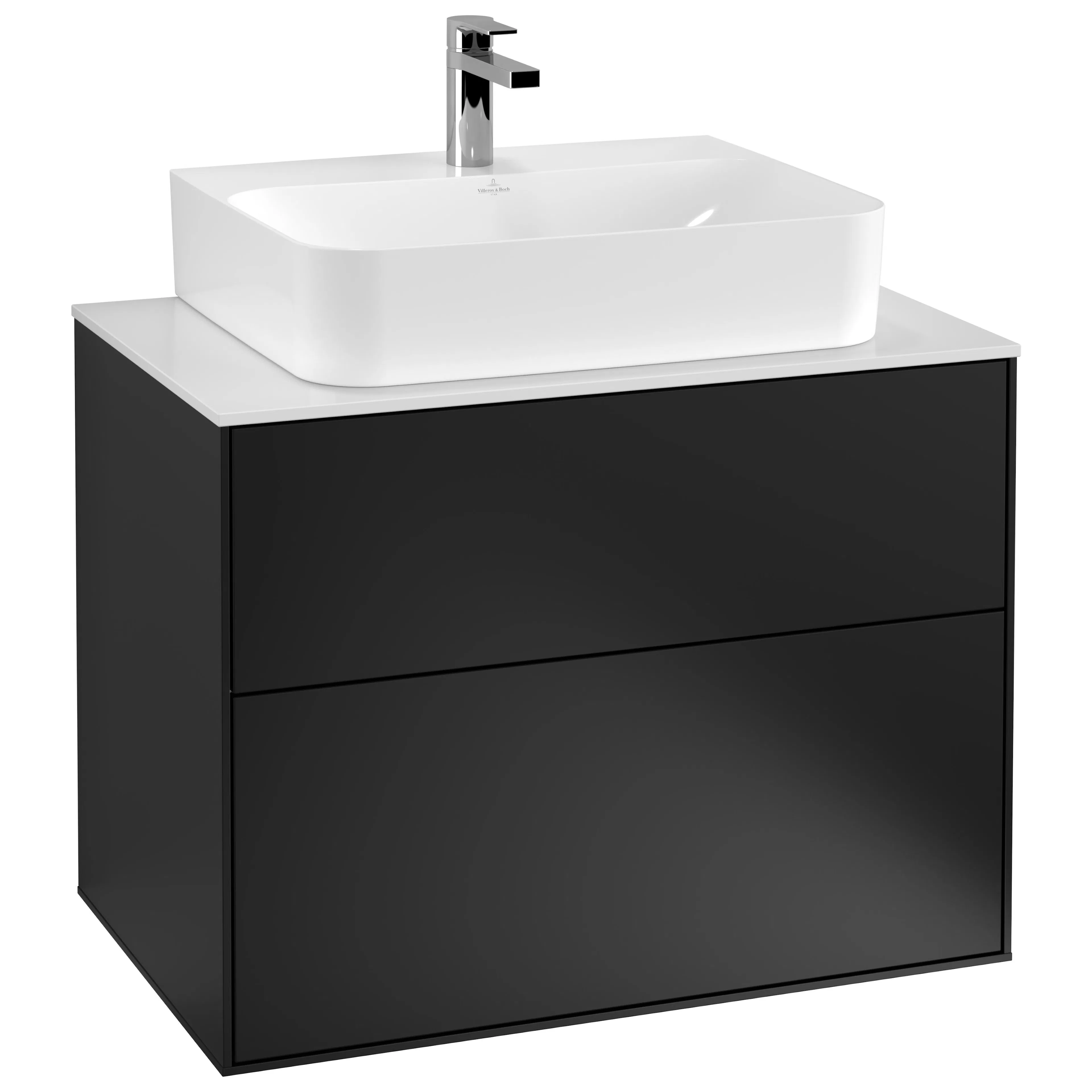 Tvättställsskåp Villeroy & Boch Finion med 2 Lådor och Bänkskiva för Centrerat Tvättställ