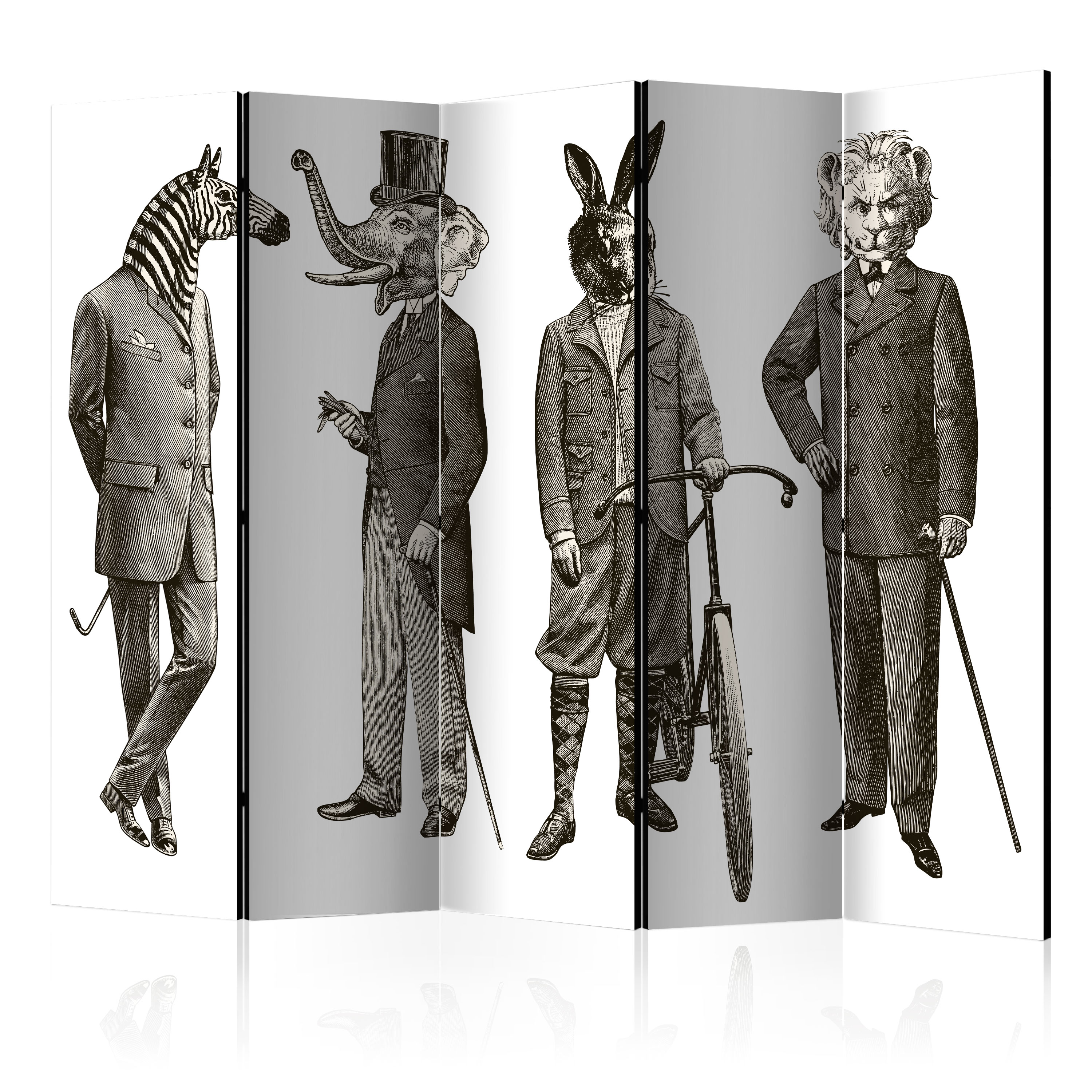 Rumsavdelare Skärmvägg Arkiio Elegant Zoo II 225x172 cm