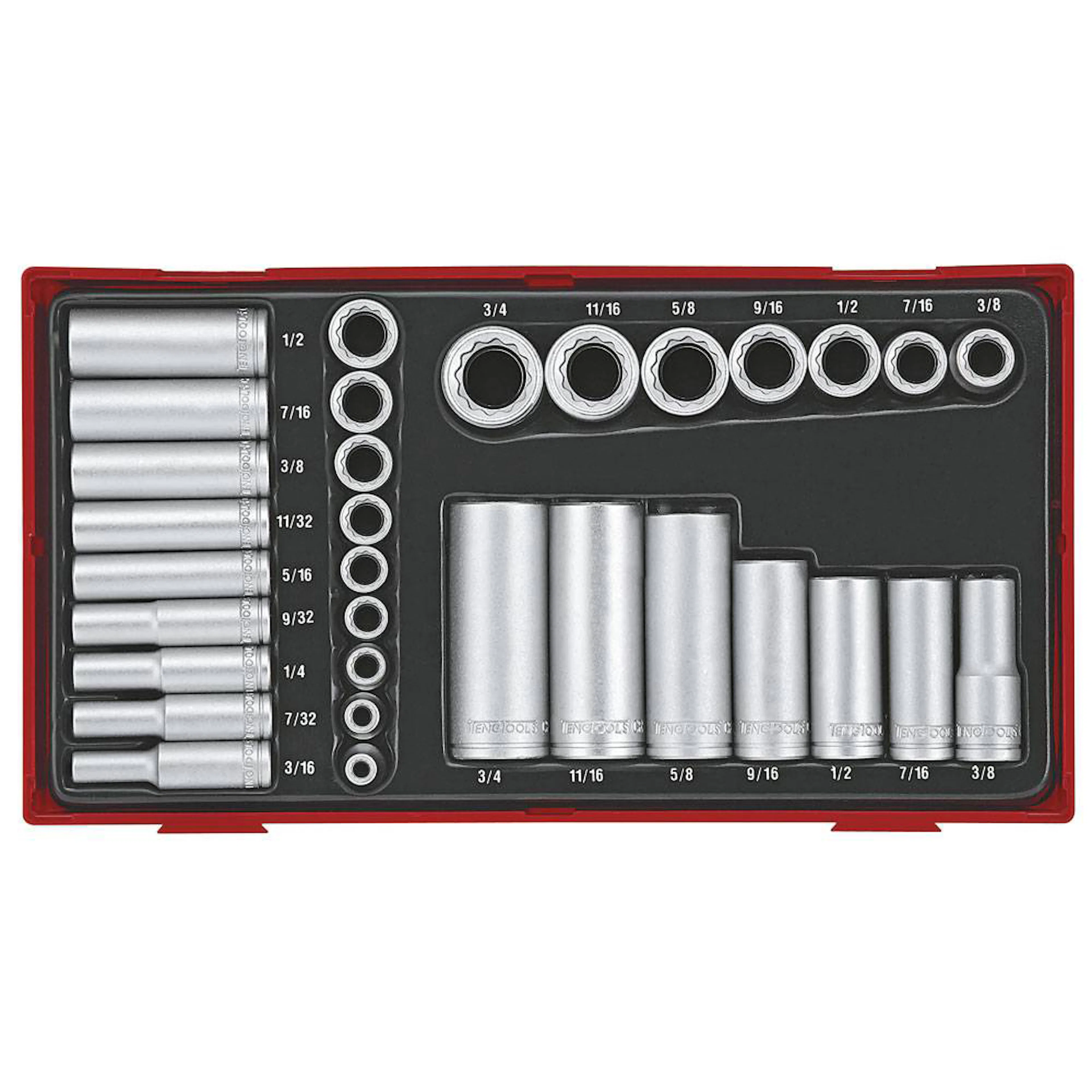 Hylssats Teng Tools 1/4-3/8 Tum TTAF3212