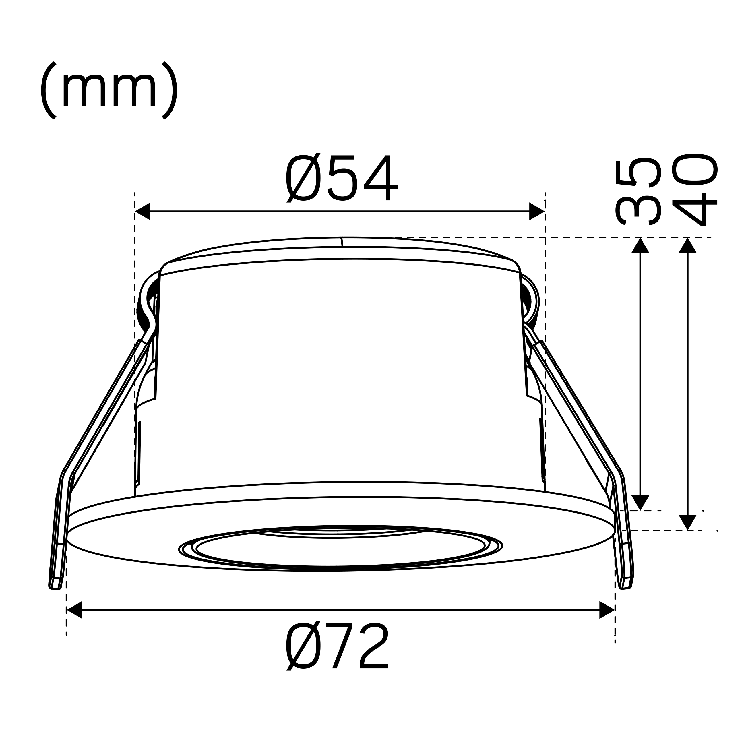 LED-downlight Hide-a-lite Optic S Quick ISO 6-pack