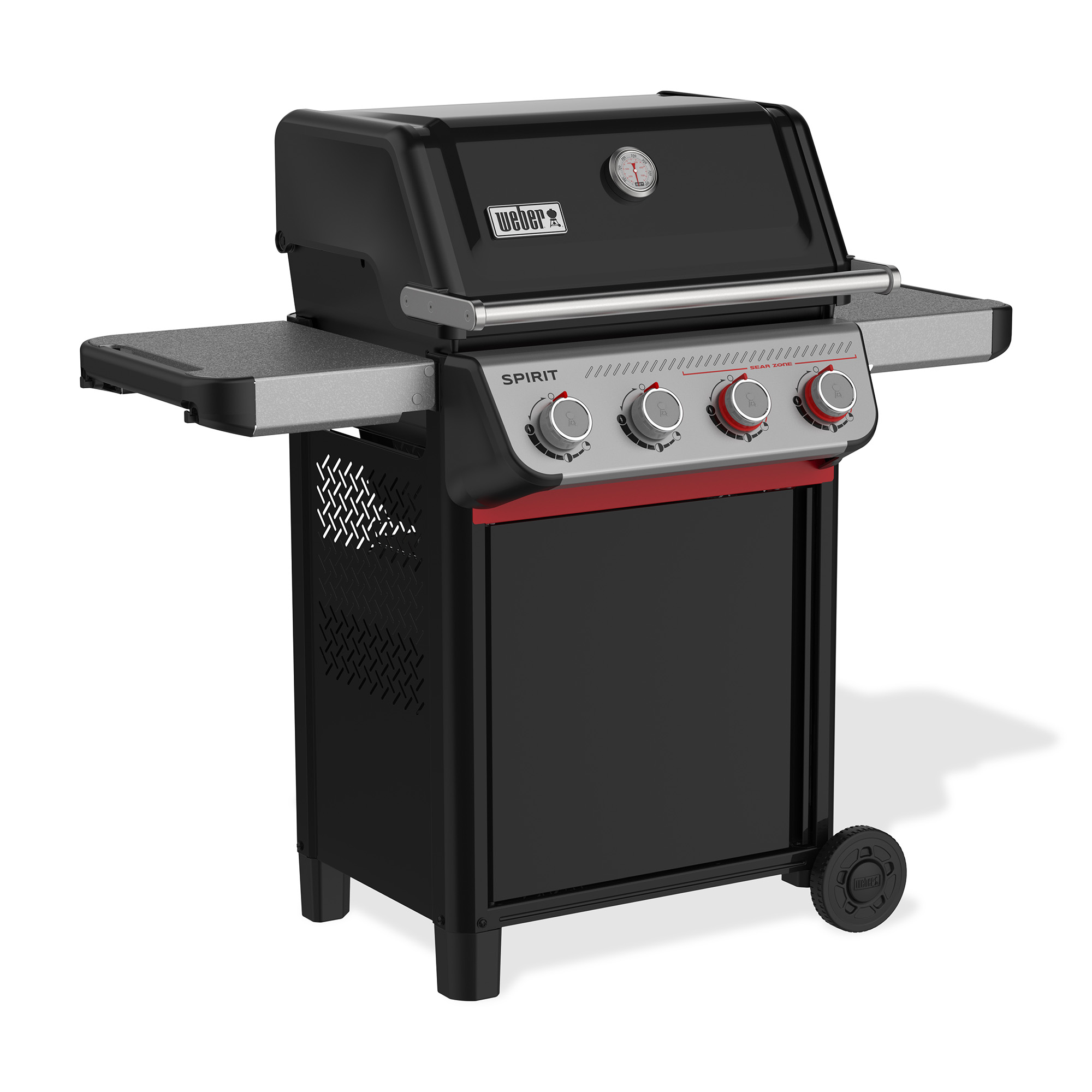 Gasolgrill Weber Spirit E-425 med Porslinsemaljerat Gjutjärnsgaller 4 Brännare & Sidobrännare