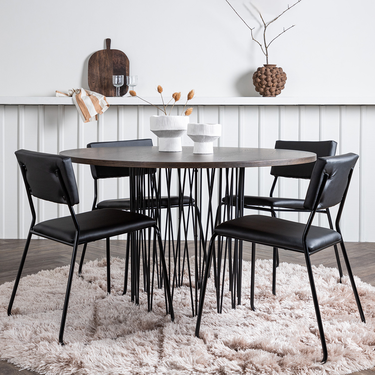 Matgrupp furniture/fashion Stone med 4 Kenth Stolar