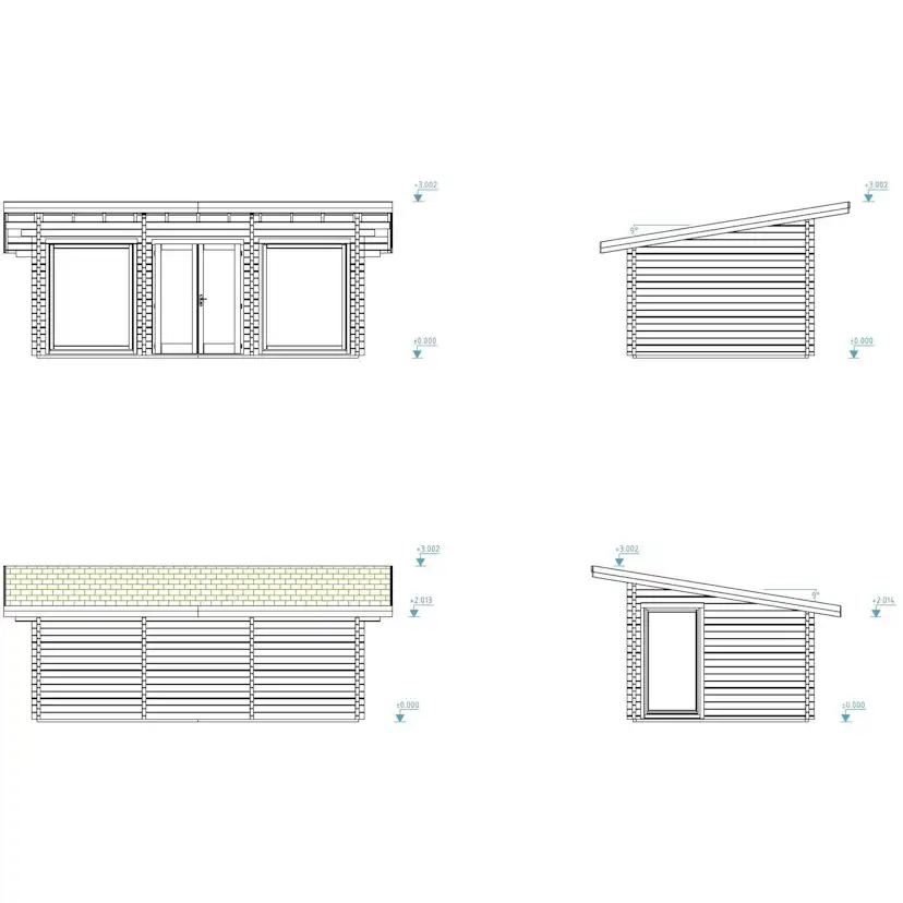 Stuga Palmako Heidi 19,7 m2