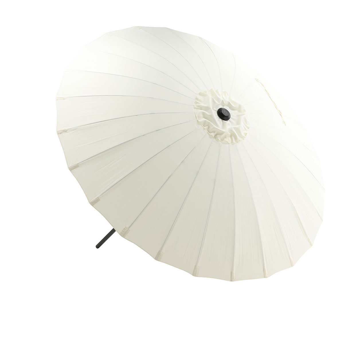 Palmetto Umbrella w. tilt, White, 270 Vit