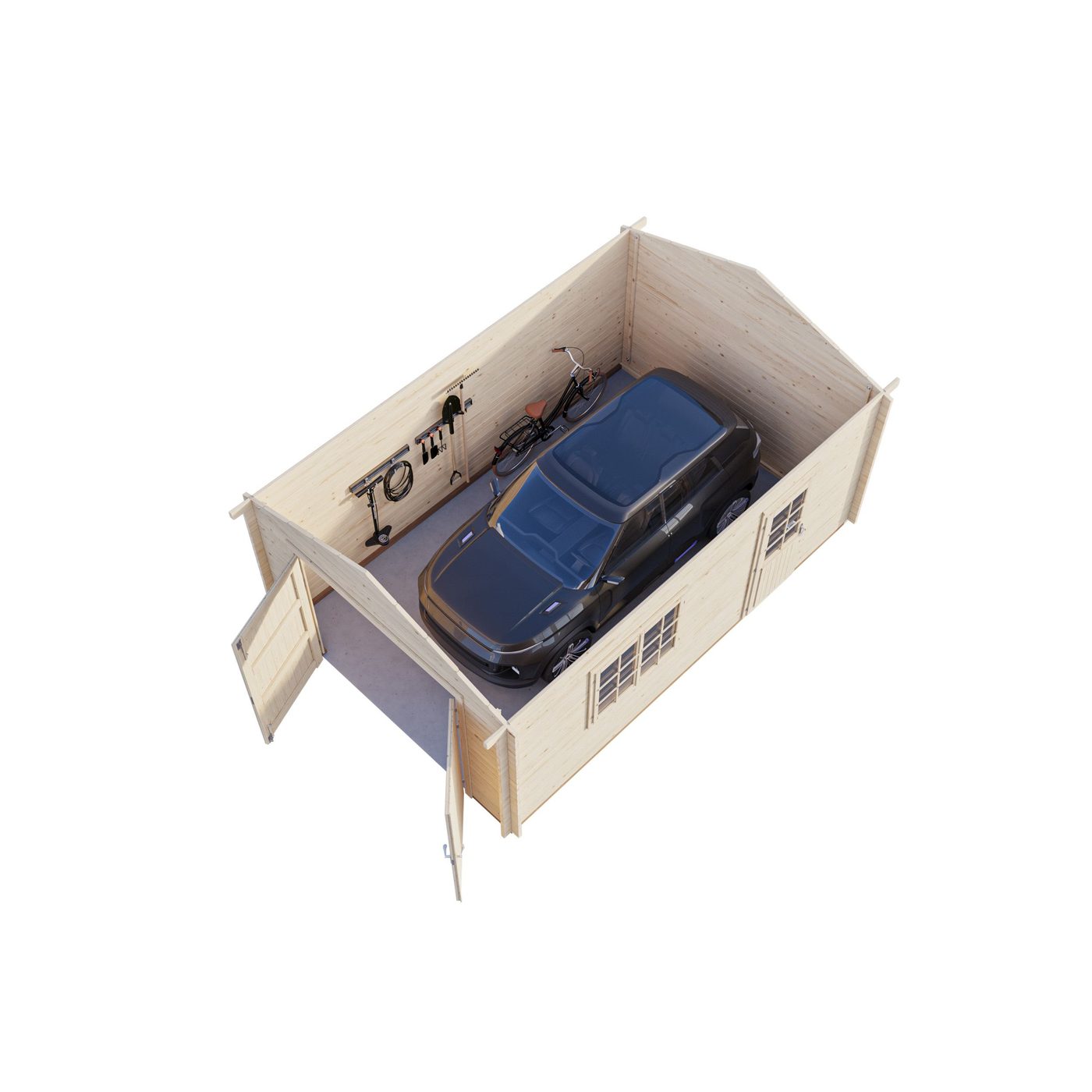 Garage Palmako Roger 19,0 m2 med Dörr