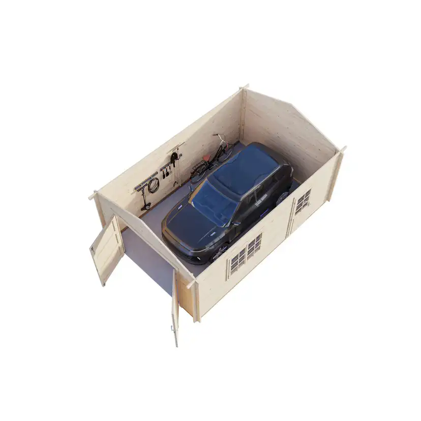 Garage Palmako Roger 19,0 m2 med Dörr