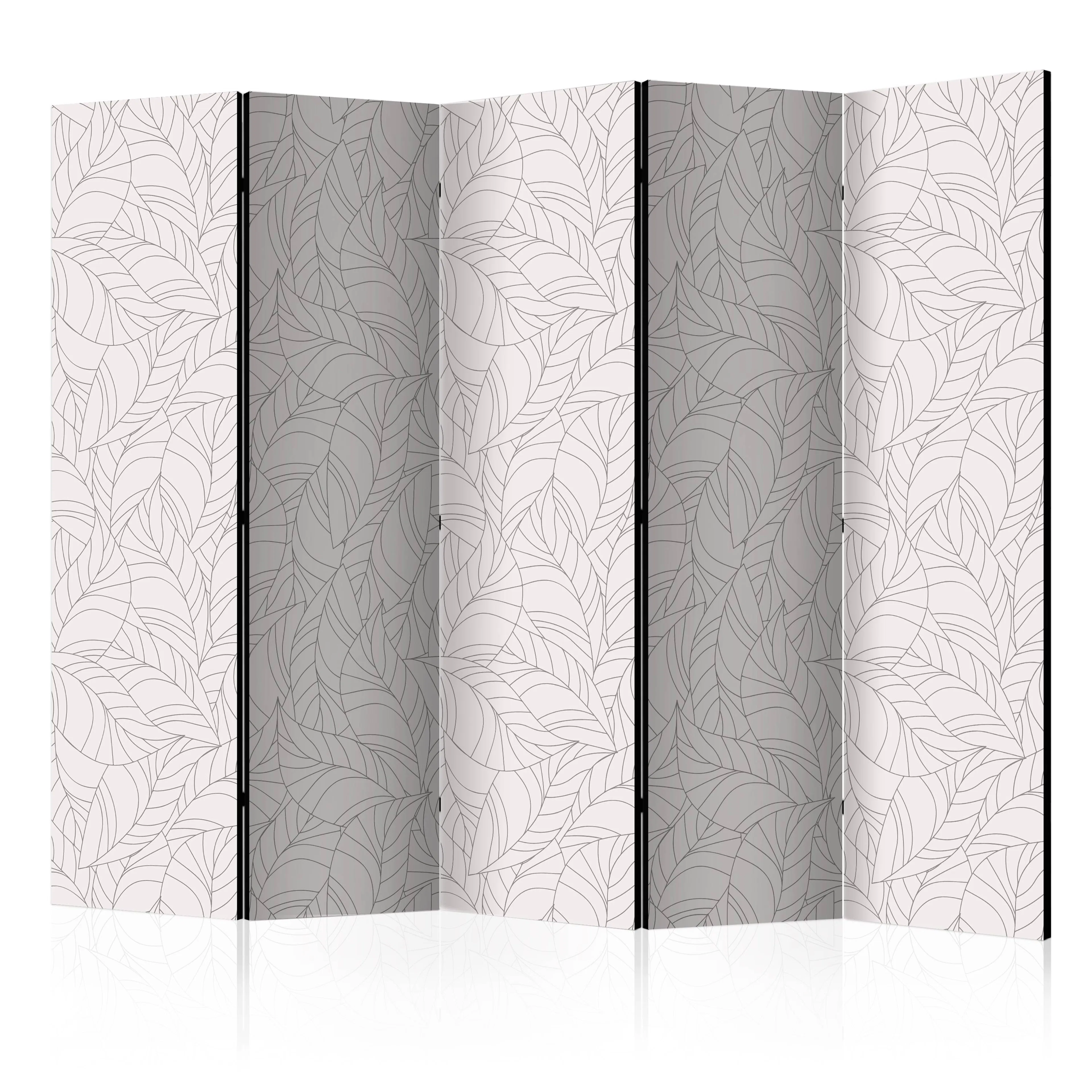 Rumsavdelare Skärmvägg Arkiio Colourless Leaves II 225x172 cm