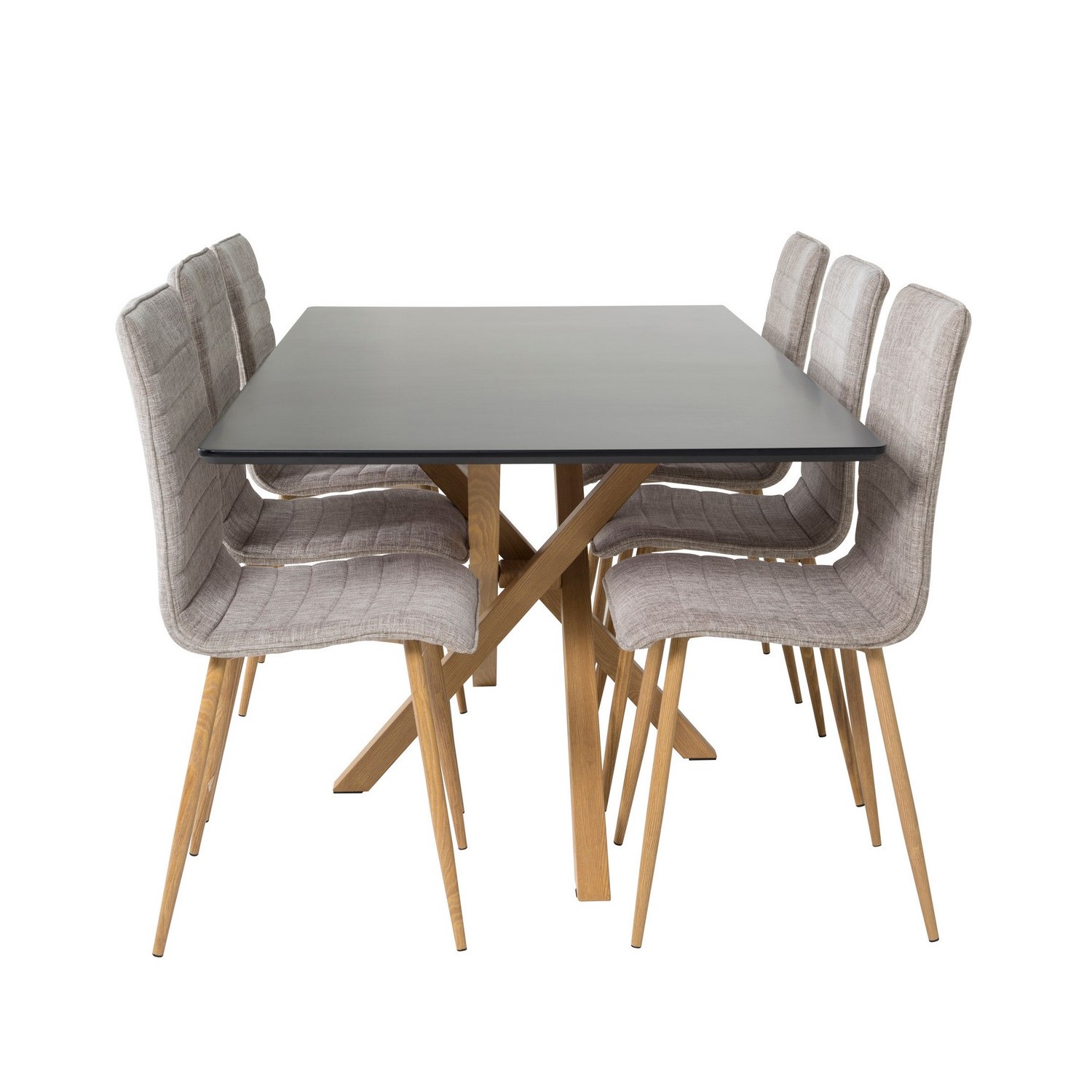 Matgrupp Venture Home Piazza med 6st Windu Stolar