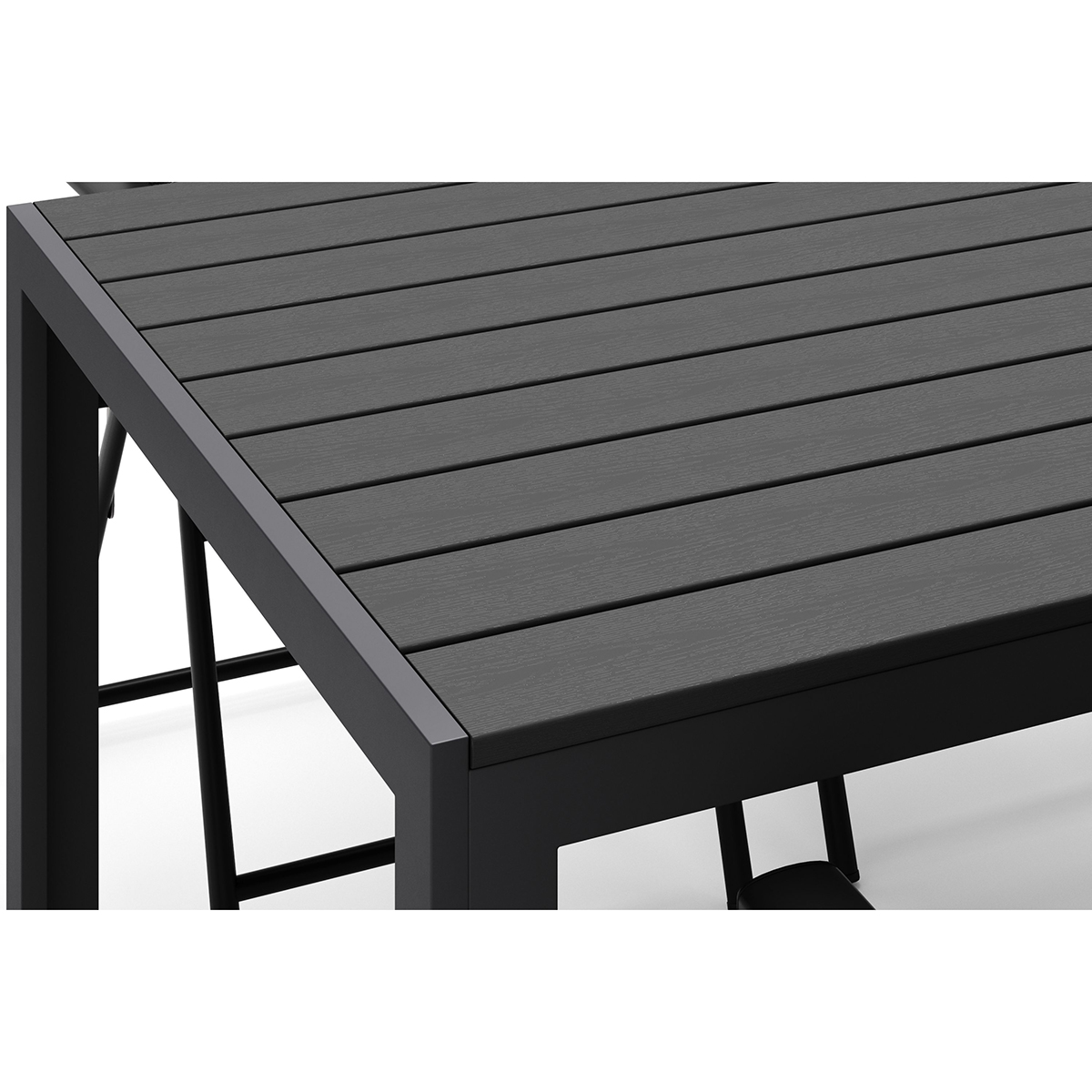 Trädgårdsgrupp Comfort Garden Siri Matbord 205 cm med 6 Sanna Matstolar
