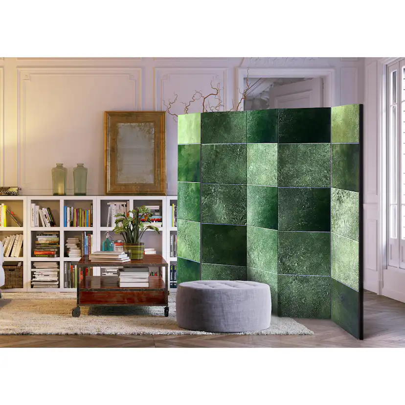 Rumsavdelare Skärmvägg Arkiio Green Puzzle II 225x172 cm