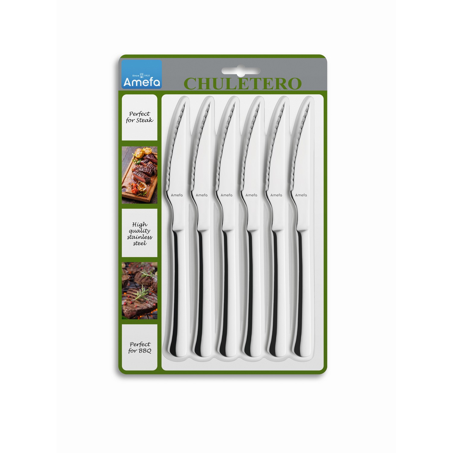 Grillkniv Amefa Chuletero 6-pack