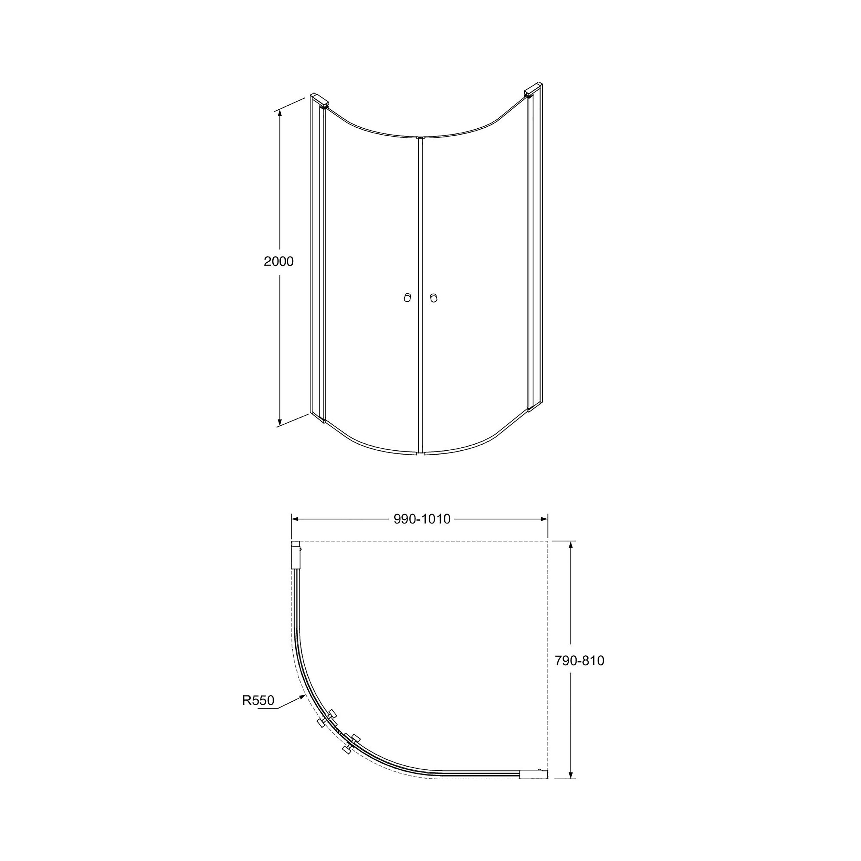 Duschhörna Gustavsberg Round