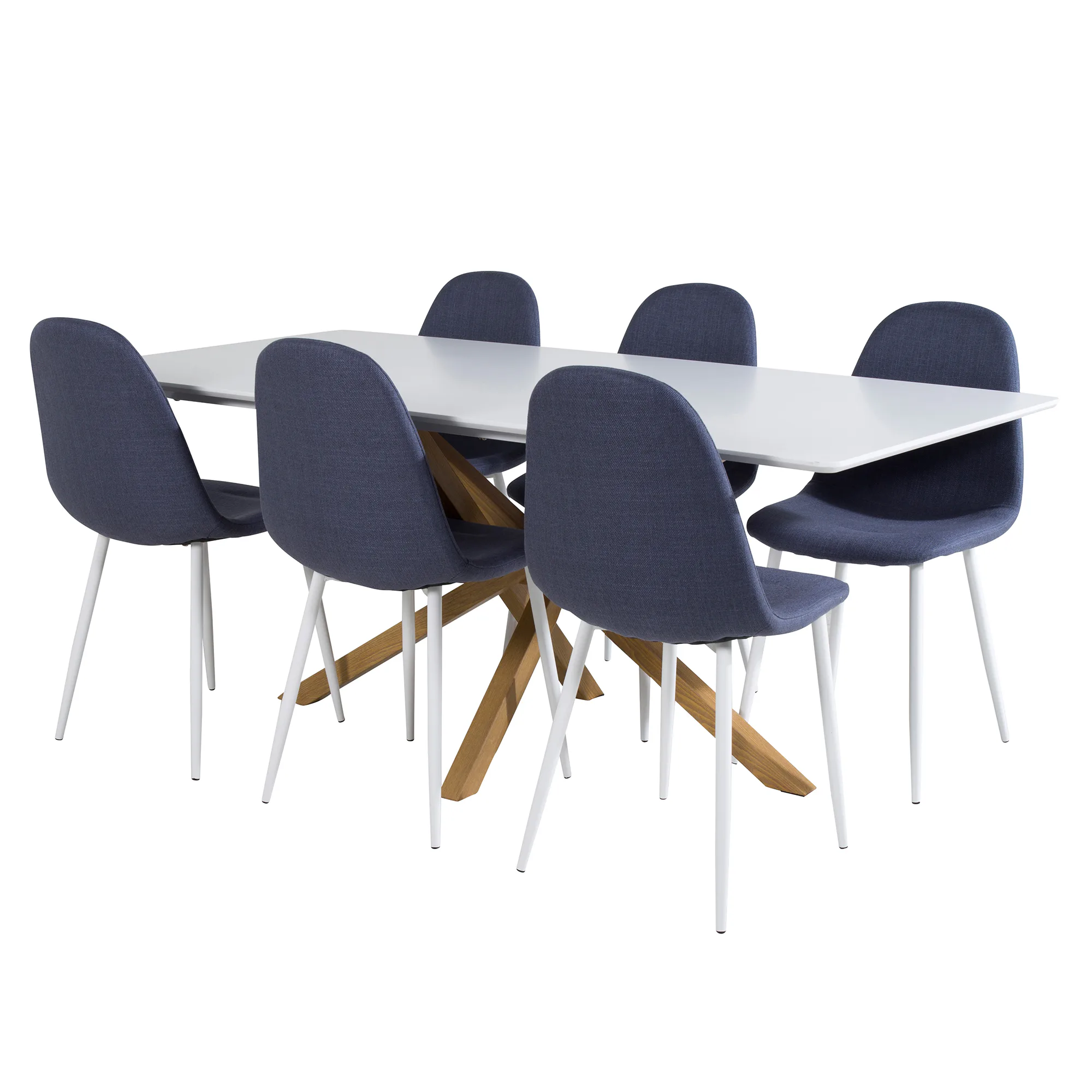 Matgrupp Venture Home Piata med 6 Pobbie Stolar Polyestertyg