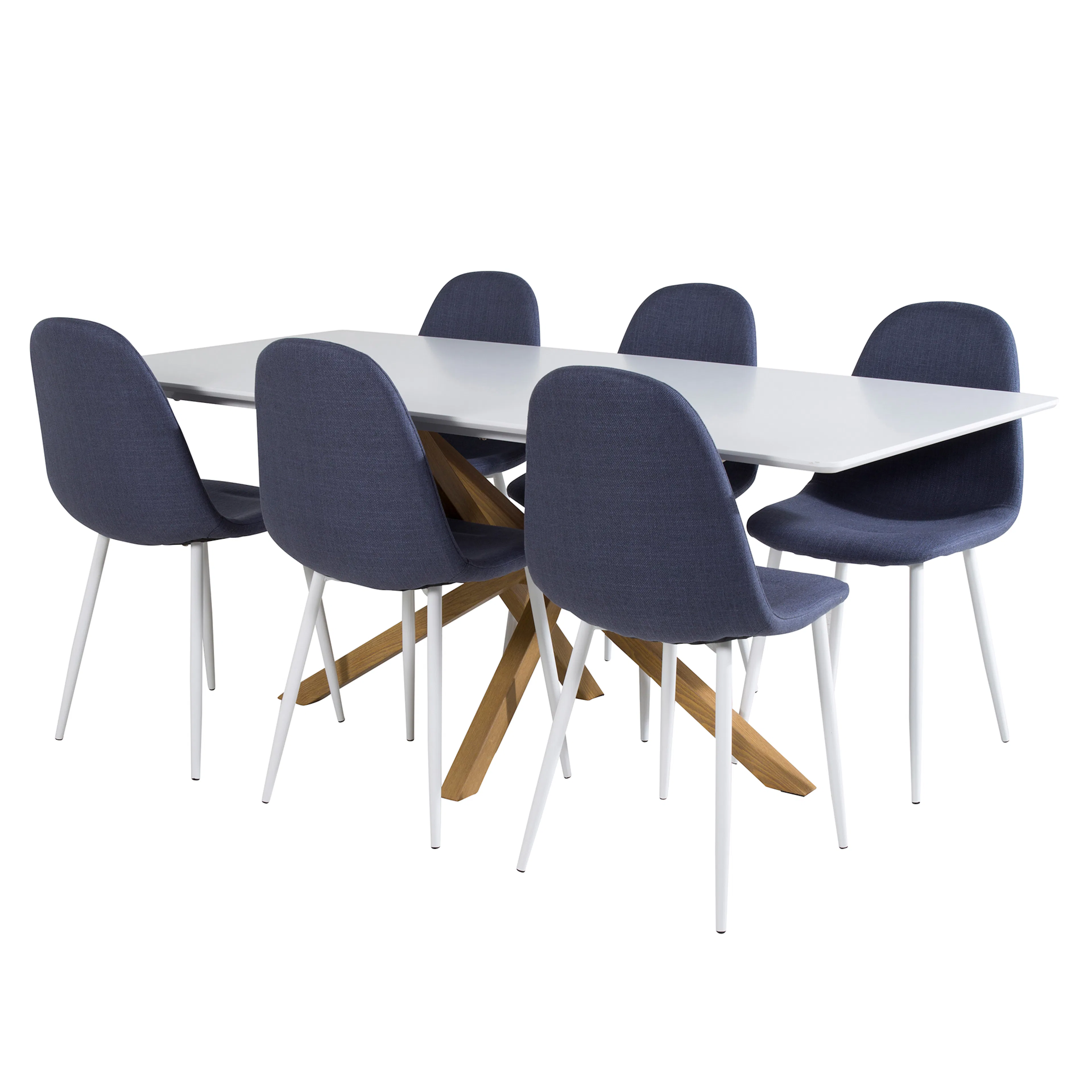 Matgrupp Venture Home Piata med 6 Pobbie Stolar Polyestertyg