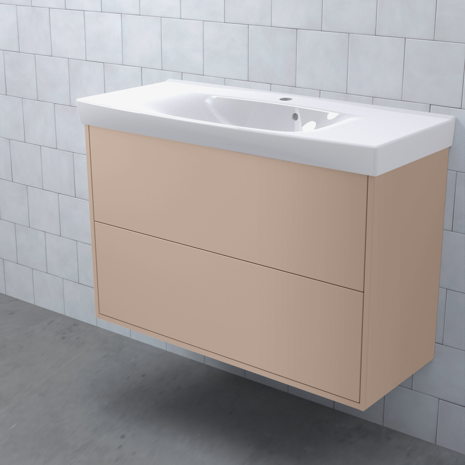MEJDA Kommod Hög 90-35 Slät Gammalrosa BxHXD: 898x572x365 mm, Slät Gammalrosa