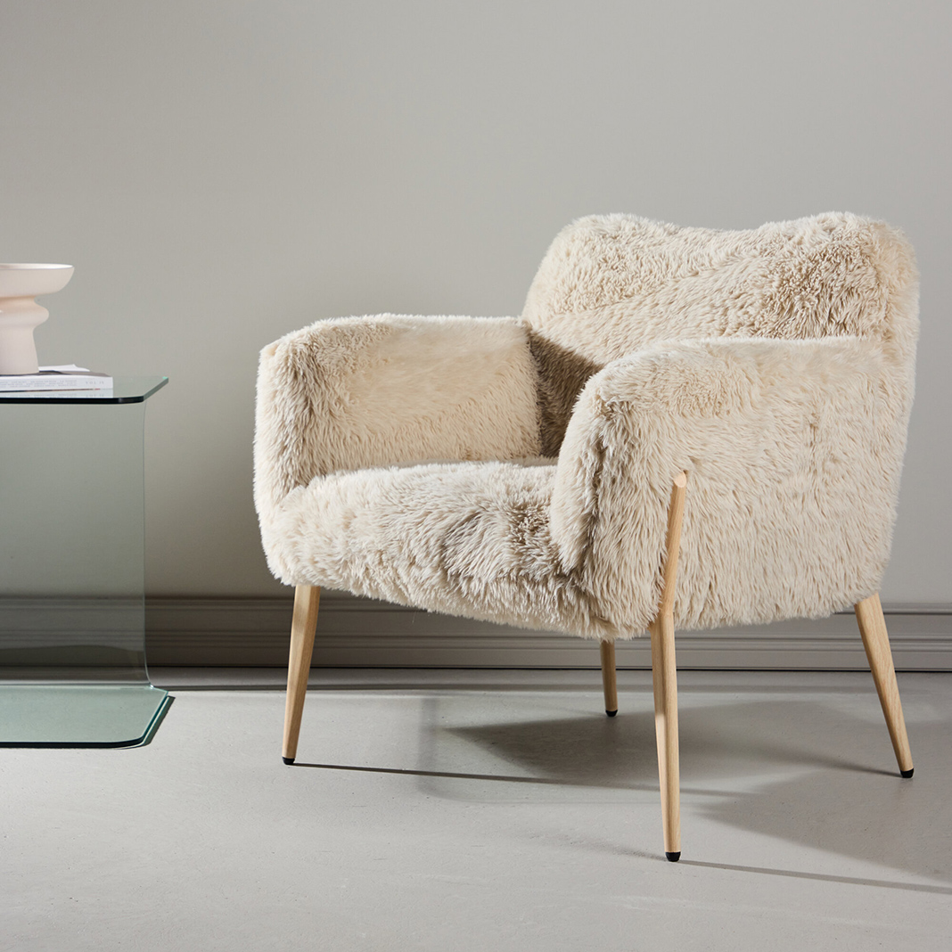 Fåtölj Venture Home Zenzi Konstpäls