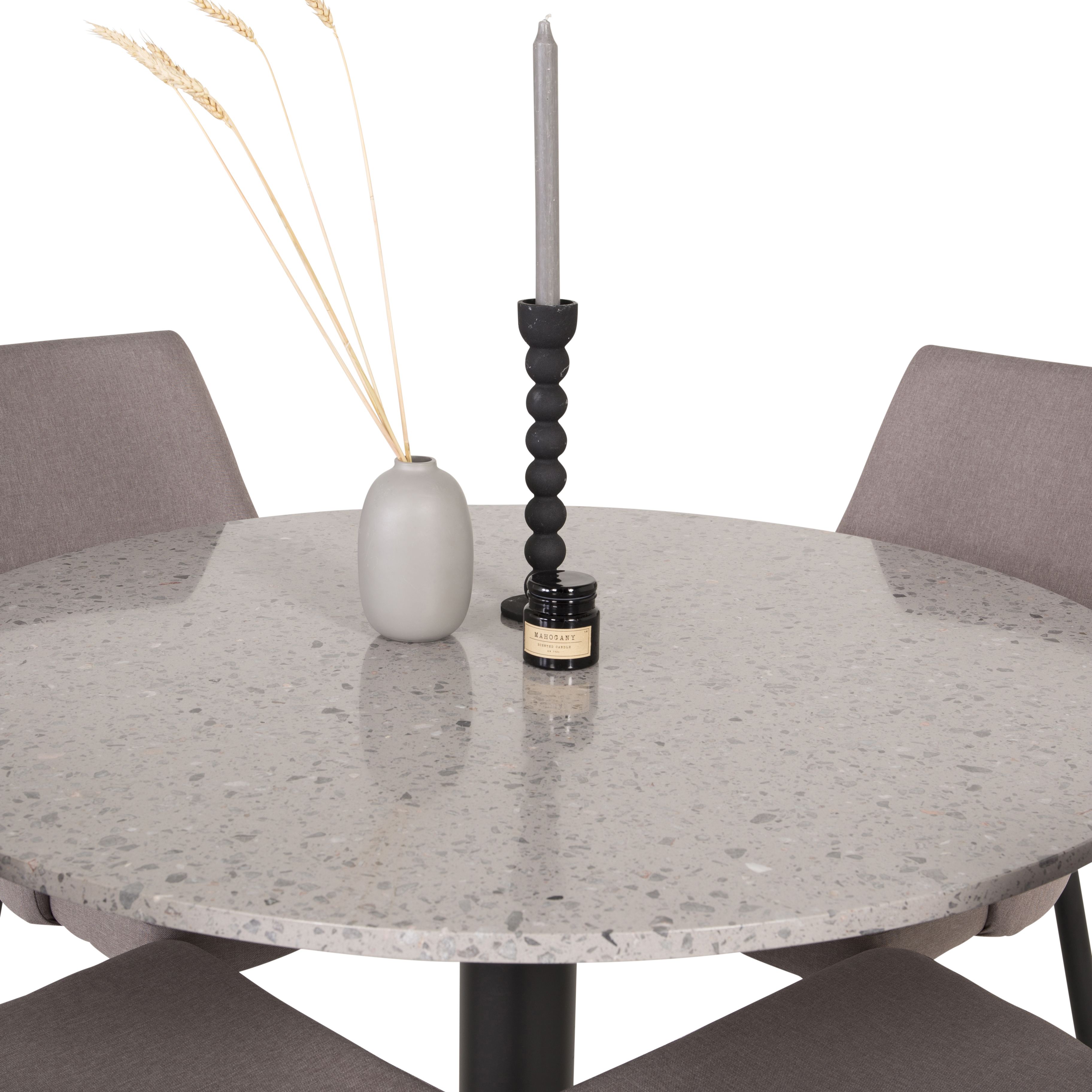 Matgrupp Venture Home Roxanna med 4 Laura Stolar Grå