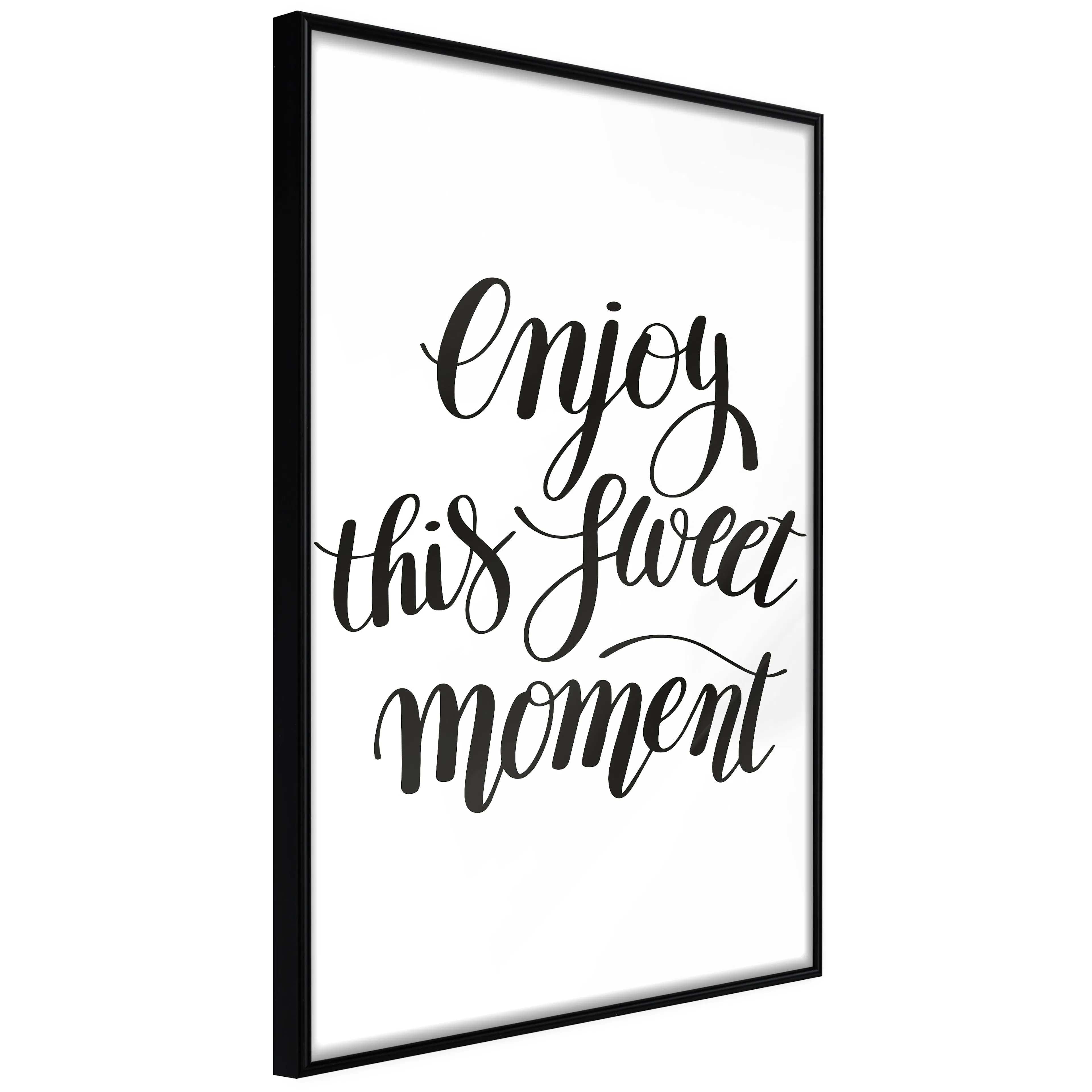Affisch - Enjoy This Sweet Moment [Poster] 20x30 Svart ram, 20x30 cm