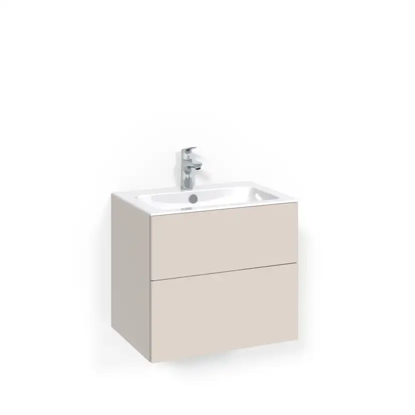 Crown Kommod 60x45 Beige Plain Light 8 Bredd 600 mm, Beige, Utan Handtag