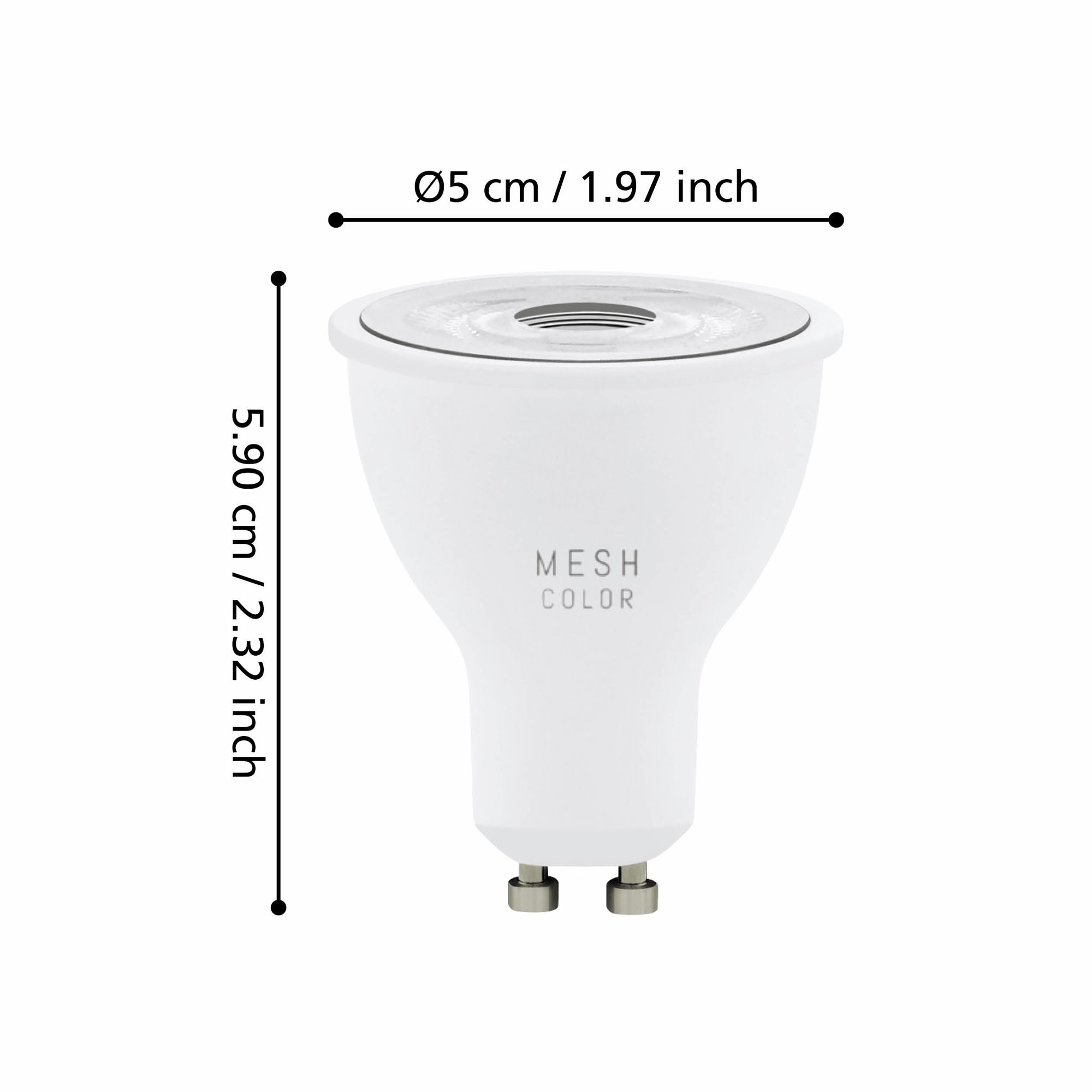 Ljuskälla Eglo 3xLM-ZIG-RGB/CCT GU10 4,5W+1XFB