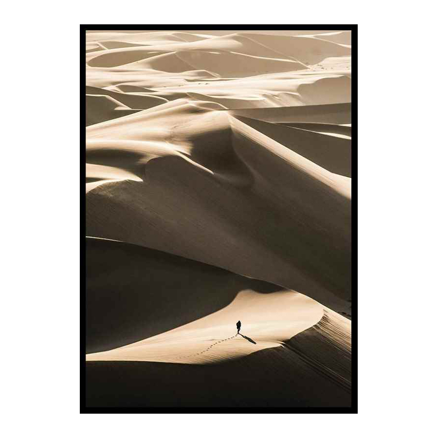 Poster Gallerix Walking In Desert