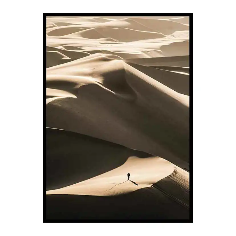 Poster Gallerix Walking In Desert