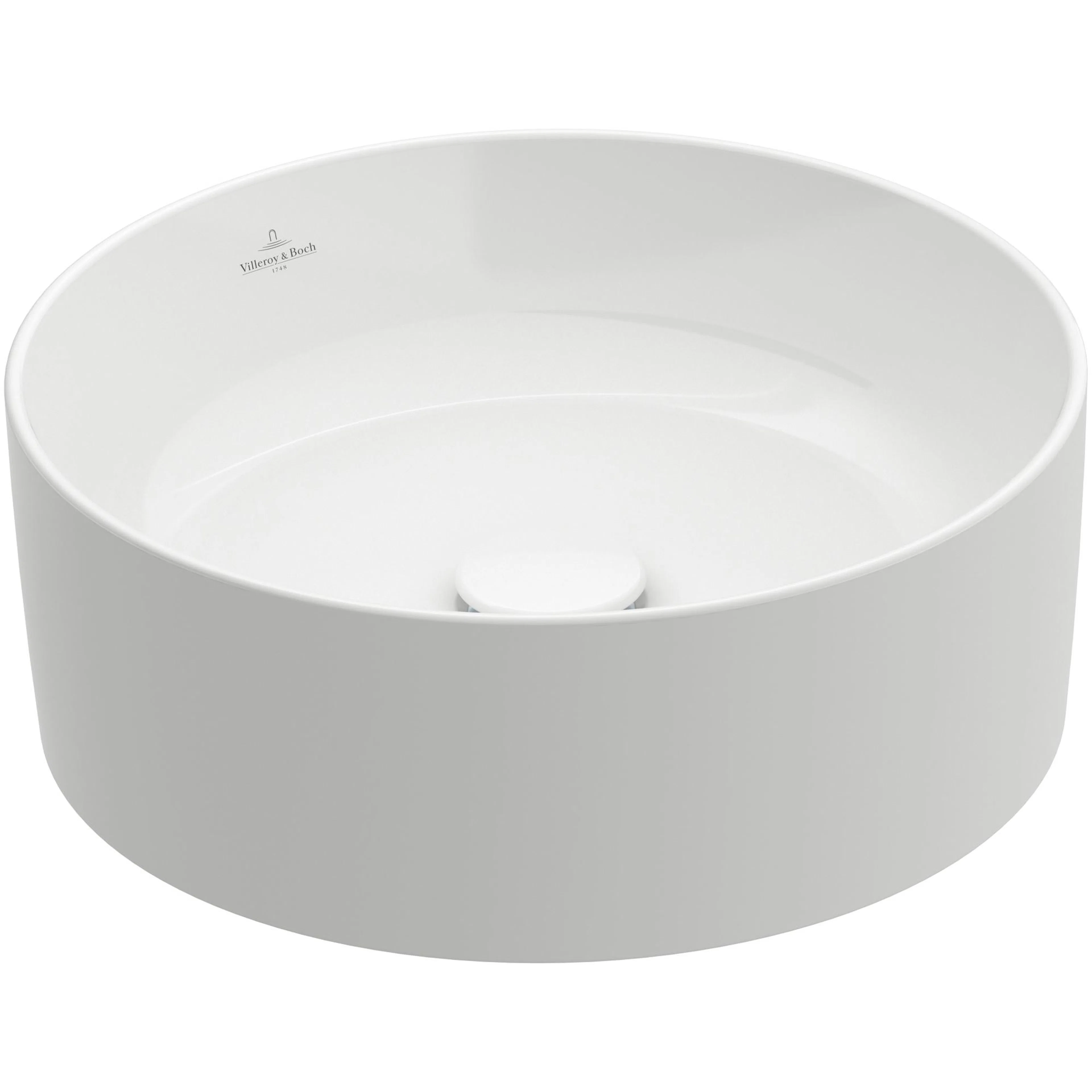 Tvättställ villeroy & Boch Collaro 4A184001 Vit Alpin, för Väggmonterad blandare