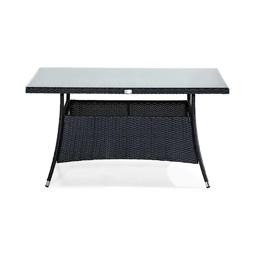 Thor Bord 140x90 cm Svart Svart