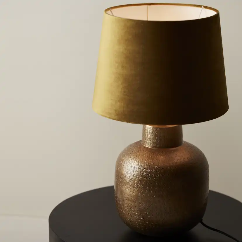 Lampfot PR Home Henry Mässing i Keramik