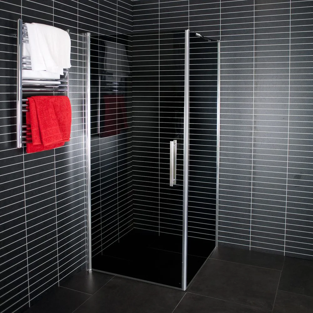 Duschhörn Arrow Square Tonat Glasx800x900xDörr: 800, Fast vägg: 900 mm