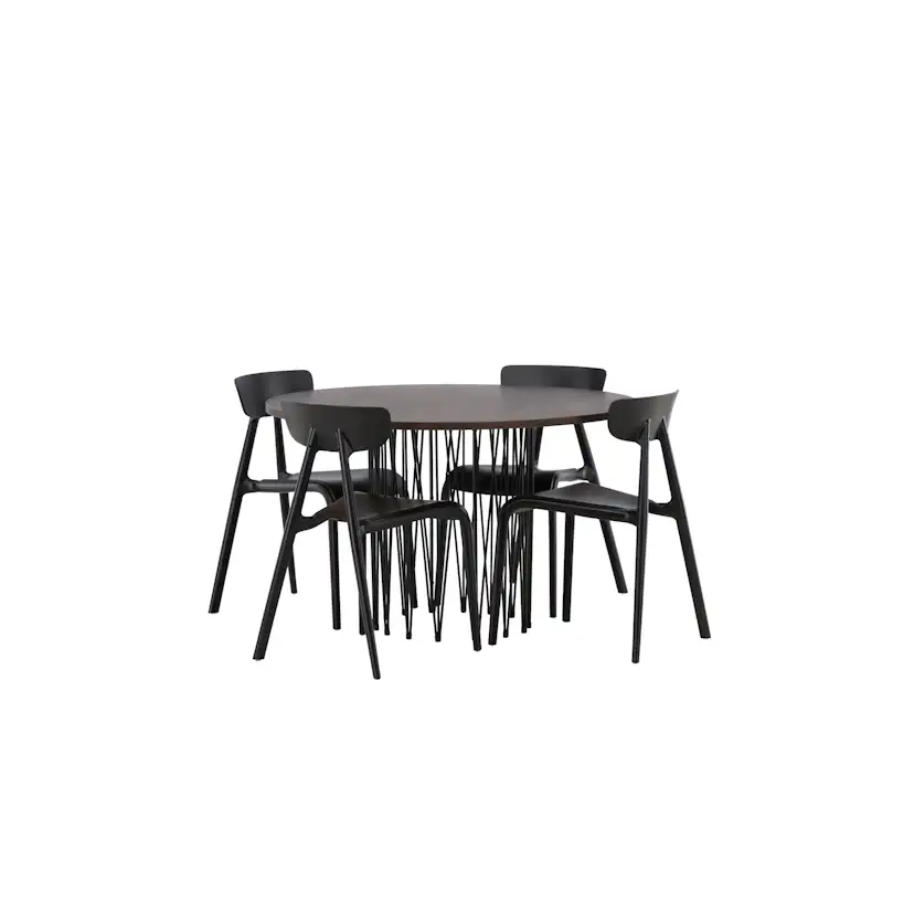 Matgrupp furniture/fashion Stone med 4 Ursholmen Stolar