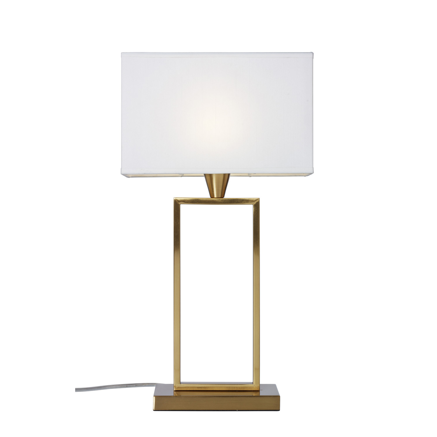 Bordslampa Cottex Kensington H50 cm Metallfot med Textilskärm
