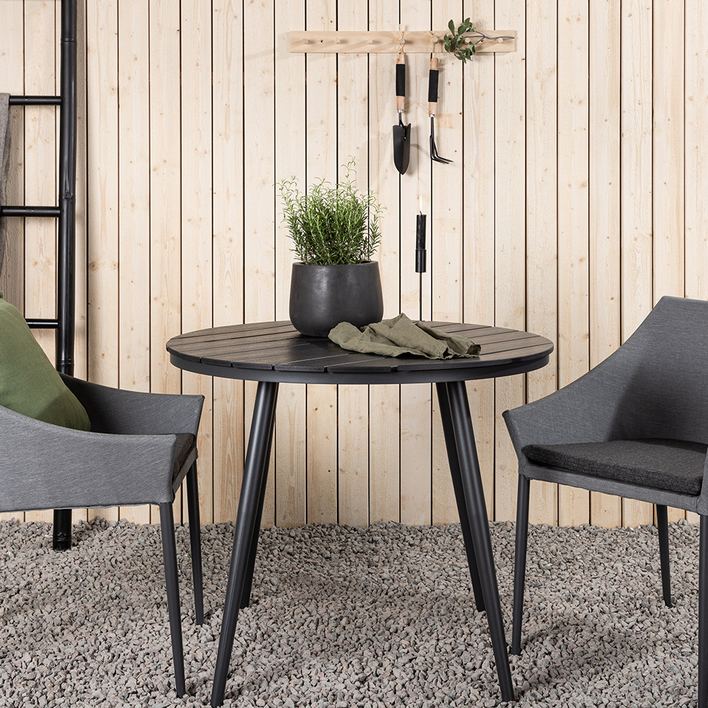 Cafégrupp Venture Home Break Ø90 cm med 2 Spoga Stolar