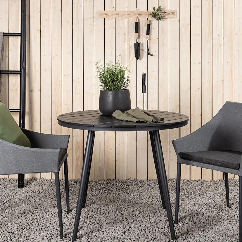 Cafégrupp Venture Home Break Ø90 cm med 2 Spoga Stolar