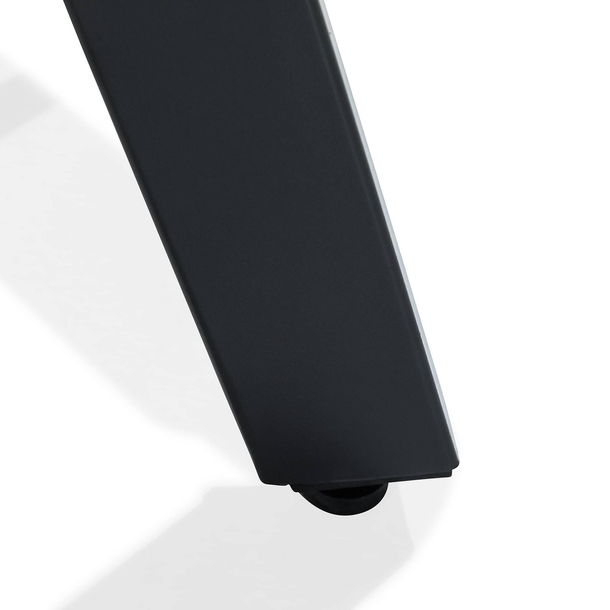 Matgrupp Basic Home Marcelen Rektangulärt Matbord 140-180 cm Förlängningsbart med 4 ShellMatstol Grå/Svart/Natur