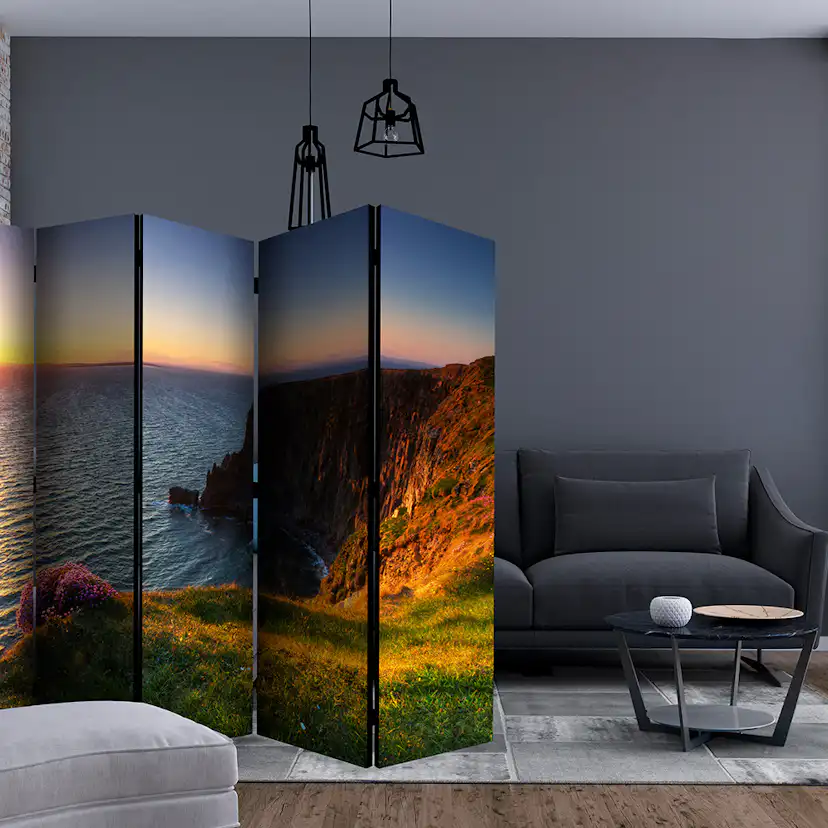 Rumsavdelare Skärmvägg Arkiio Sunset: Cliffs Of Moher Ireland II 225x172 cm