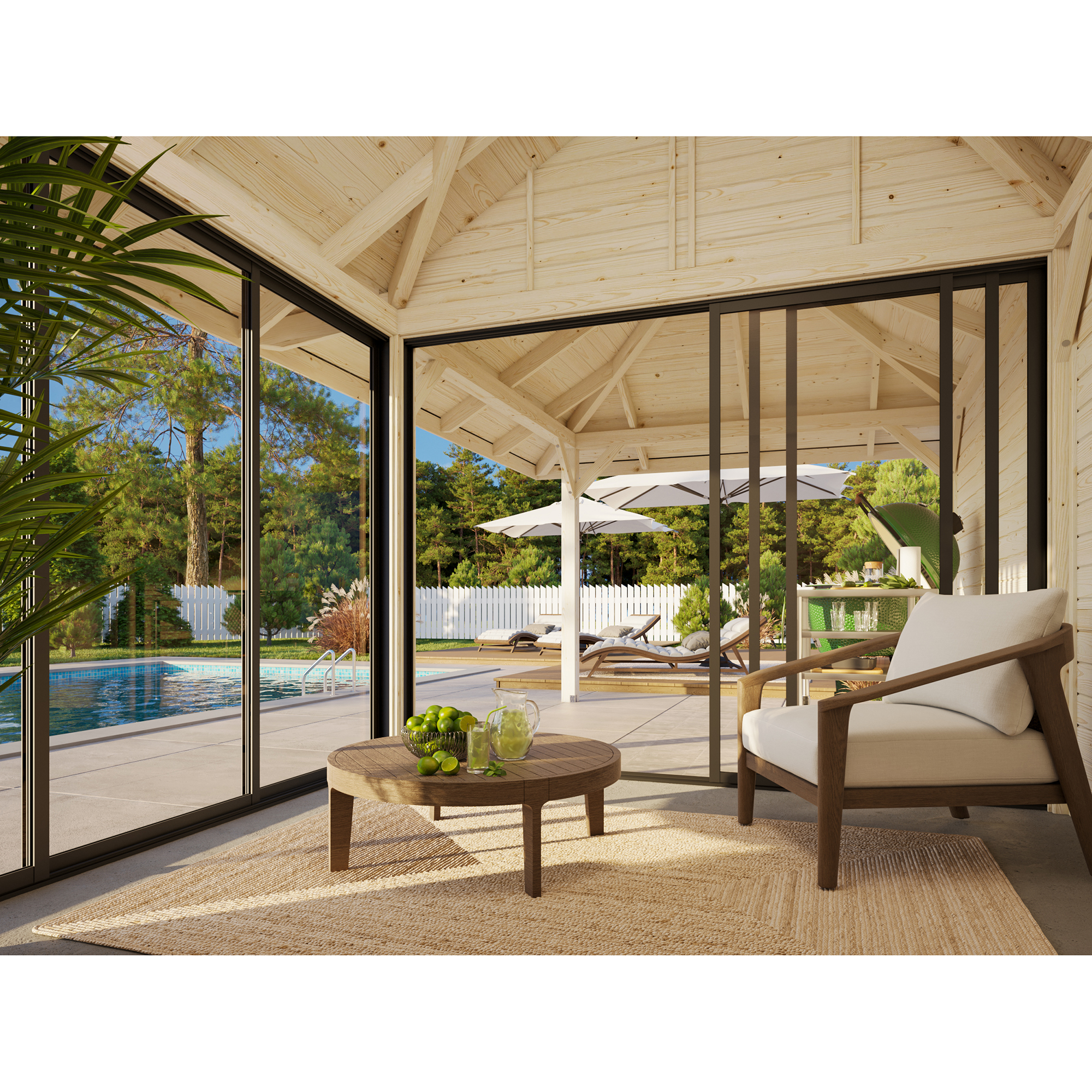 Uterum Palmako Bianca 16,6 m2 Set 205 Slide